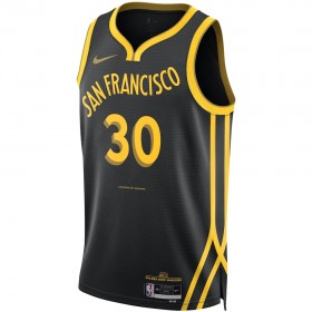 NBA Mænd Trøje Golden State Warriors Stephen Curry 2023-24 Nike City Edition Swingman